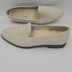 Rockport Tan Loafers Slip-On Comfort
